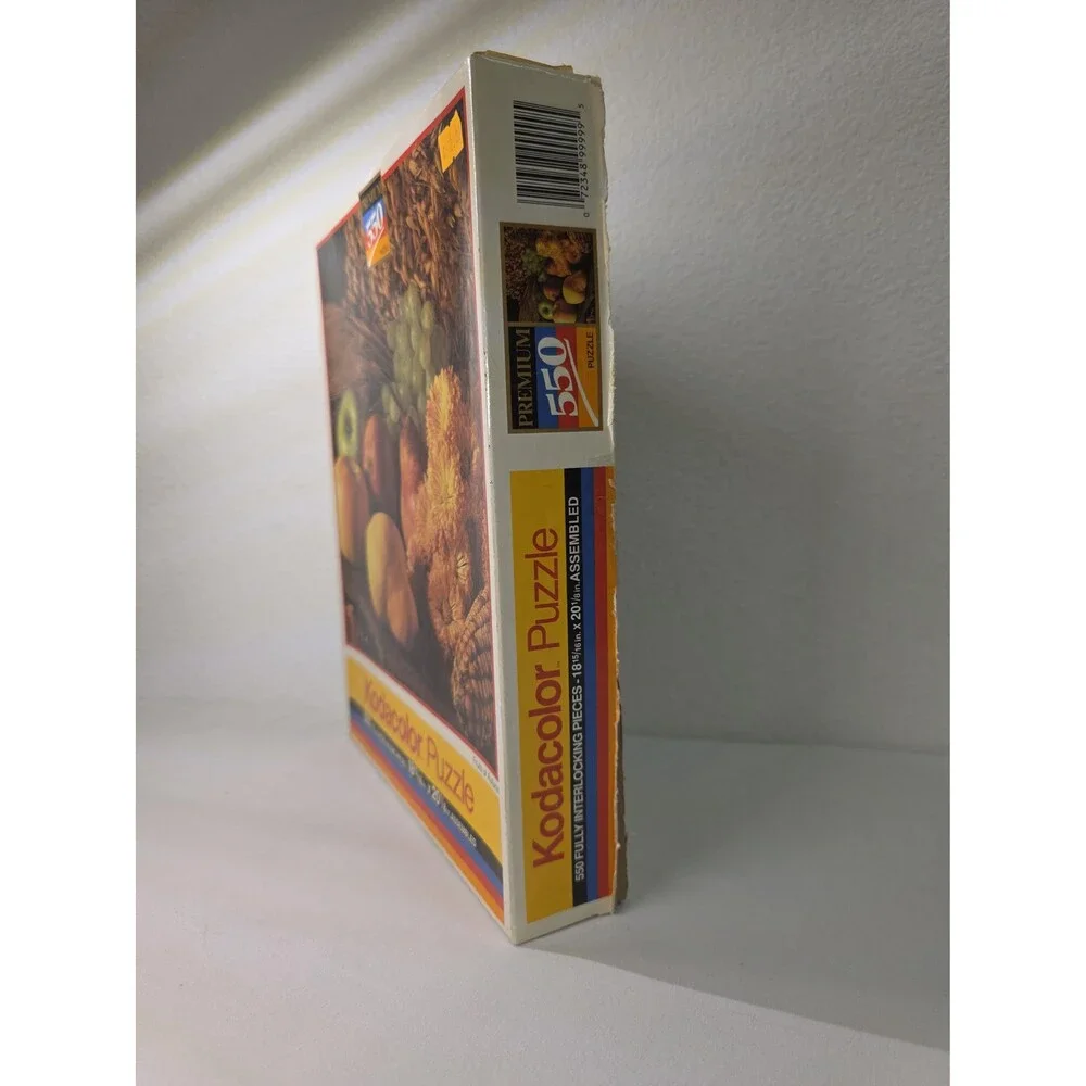 Vintage Kodacolor 550 Piece Jigsaw Puzzle Fruits of Autumn, Complete Premium